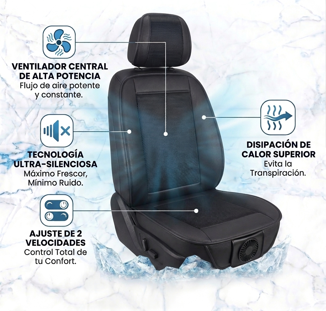 Asiento Enfriador Antisudor